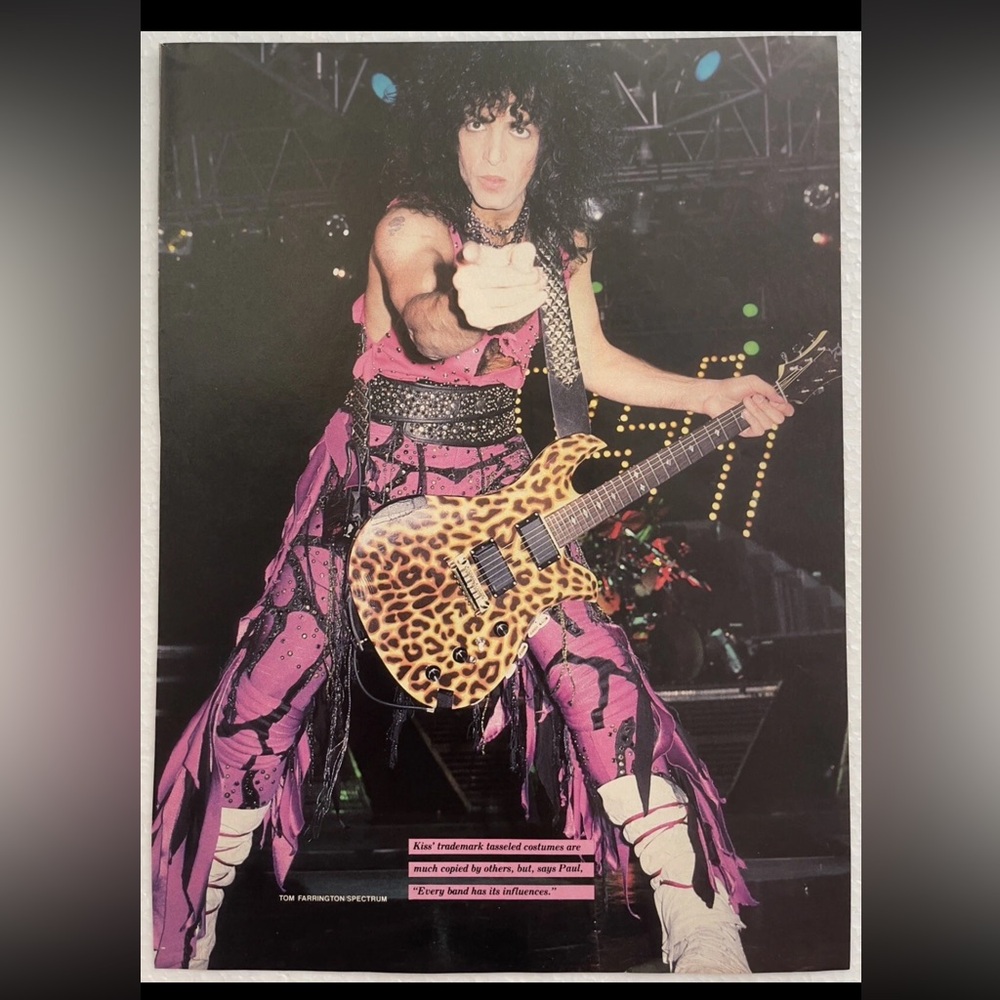 Kiss Paul Stanley pinup